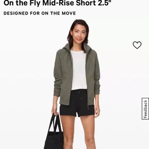 Lululemon on the fly shorts